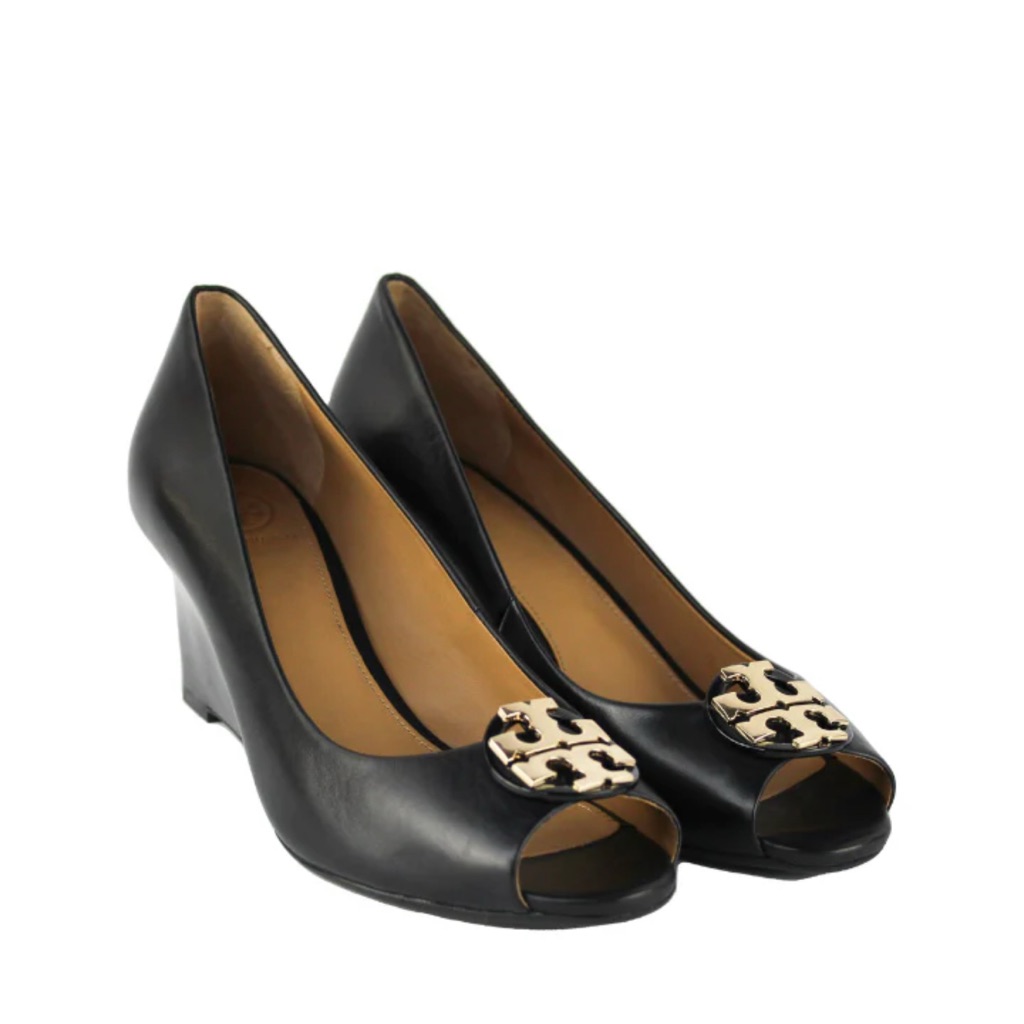 Tory Burch 61645 Claire 65mm Open Toe Wedge Black